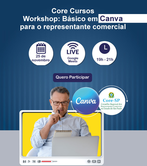 Core-SP | Conselho Regional dos Representantes Comercias do Estado de São Paulo