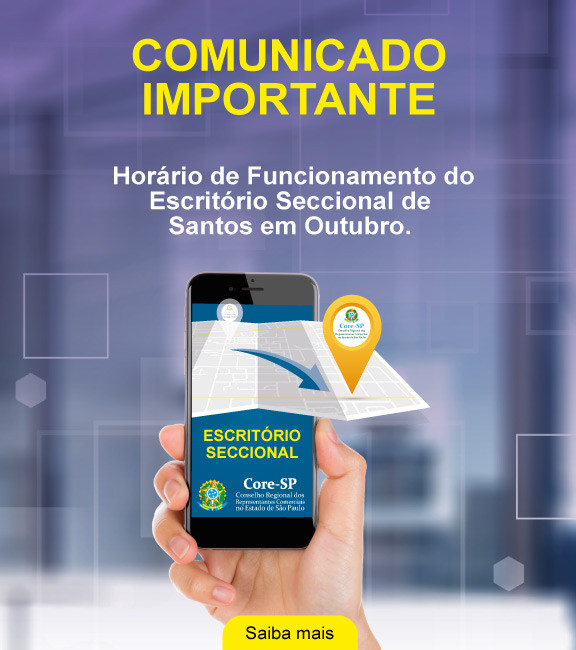 Core-SP | Conselho Regional dos Representantes Comercias do Estado de São Paulo