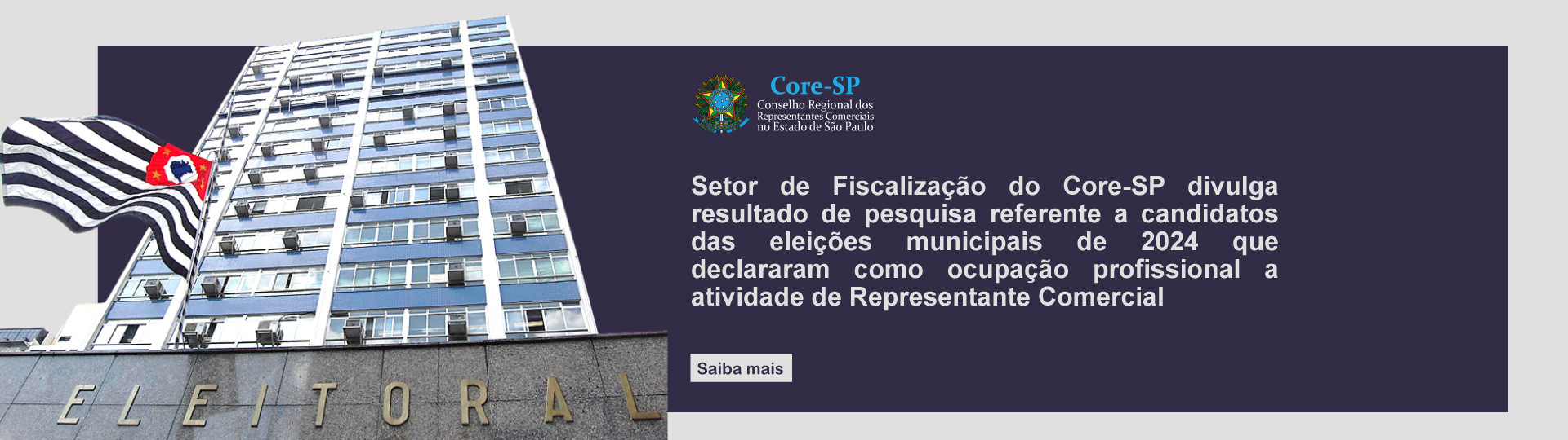 Core-SP | Conselho Regional dos Representantes Comercias do Estado de São Paulo