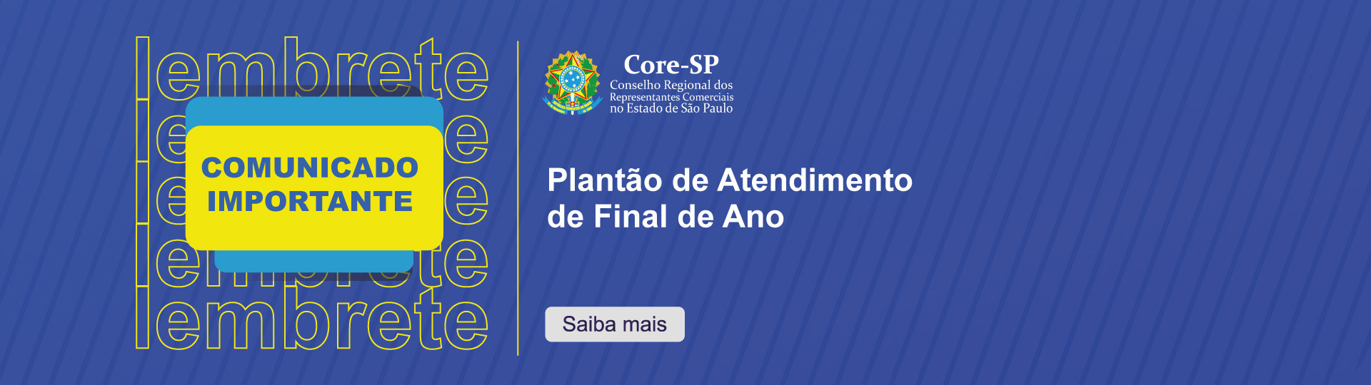 Core-SP | Conselho Regional dos Representantes Comercias do Estado de São Paulo