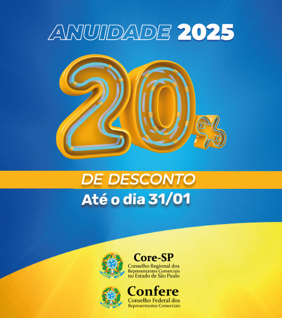 Core-SP | Conselho Regional dos Representantes Comercias do Estado de São Paulo