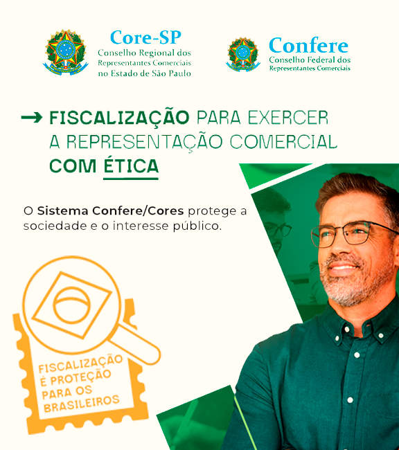 Core-SP | Conselho Regional dos Representantes Comercias do Estado de São Paulo